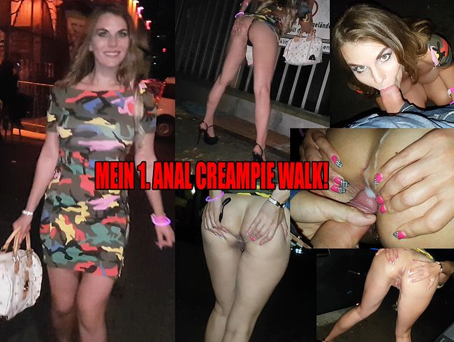 Anal Creampie Walk nach der Pornoparty