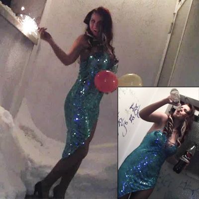 Silvester Flittchen auf der Party gefickt
